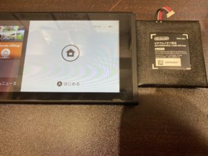 任天堂Switch　バッテリー交換